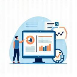 Icône conseil RH, tableau stratégique